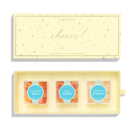 Cheers - 3pc Candy Bento Box® (Preset)