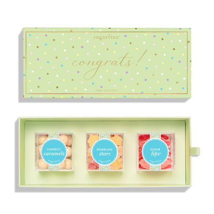 Congrats - 3pc Candy Bento Box® (Preset)