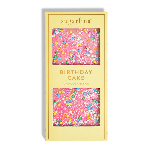 Birthday Cake - Pink Chocolate Bar