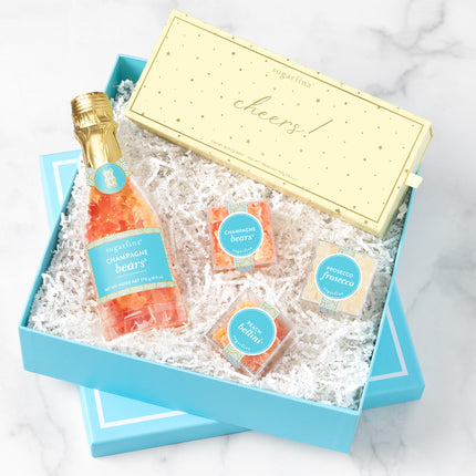 Ultimate Graduation Gift Box - Bento & Celebration Bottle- Cheers