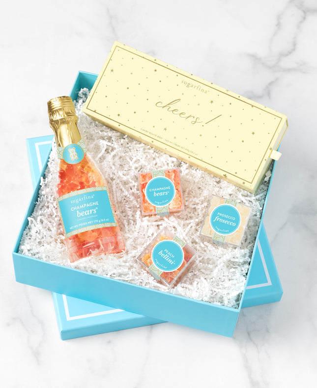 Ultimate Graduation Gift Box - Bento & Celebration Bottle- Cheers