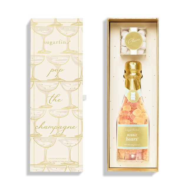 Pop The Champagne Bottle & Cube Gift Box (Wedding)