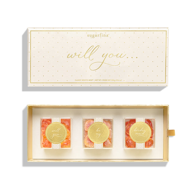 Will You Be My Bridesmaid 3pc Bento Box (Wedding)